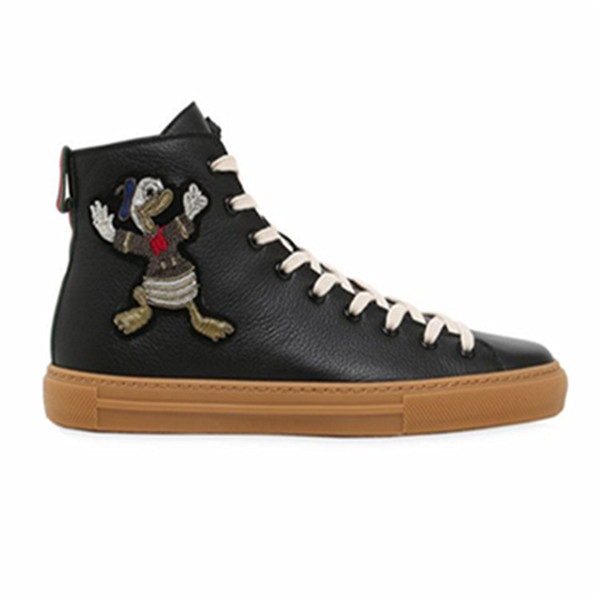 Ankle Lace Up Sheepskin Lining Embroidery Sneakers Featured Image