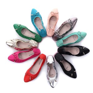 Famous Brand Designer Shoe Ladies Comfortable Pink Transparent Sole Shoes With Bow