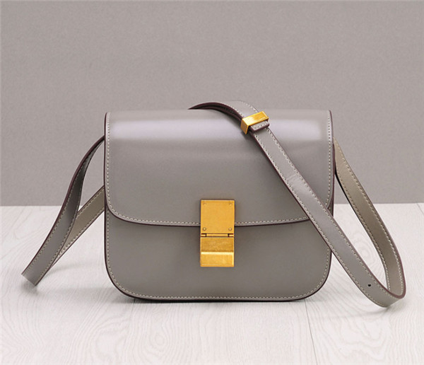 Western Style Grey Mini Shoulder Bag Women Square European Custom Bag Featured Image