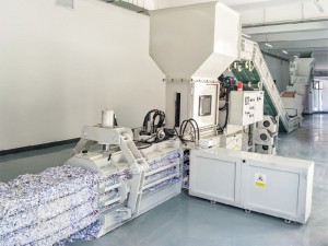 RDF and waste paper/textile  Hydraulic baler