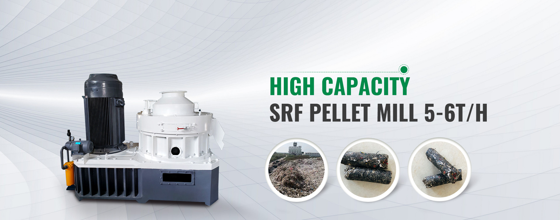 High Capacity  SRF Pellet Mill 5-6T/H 