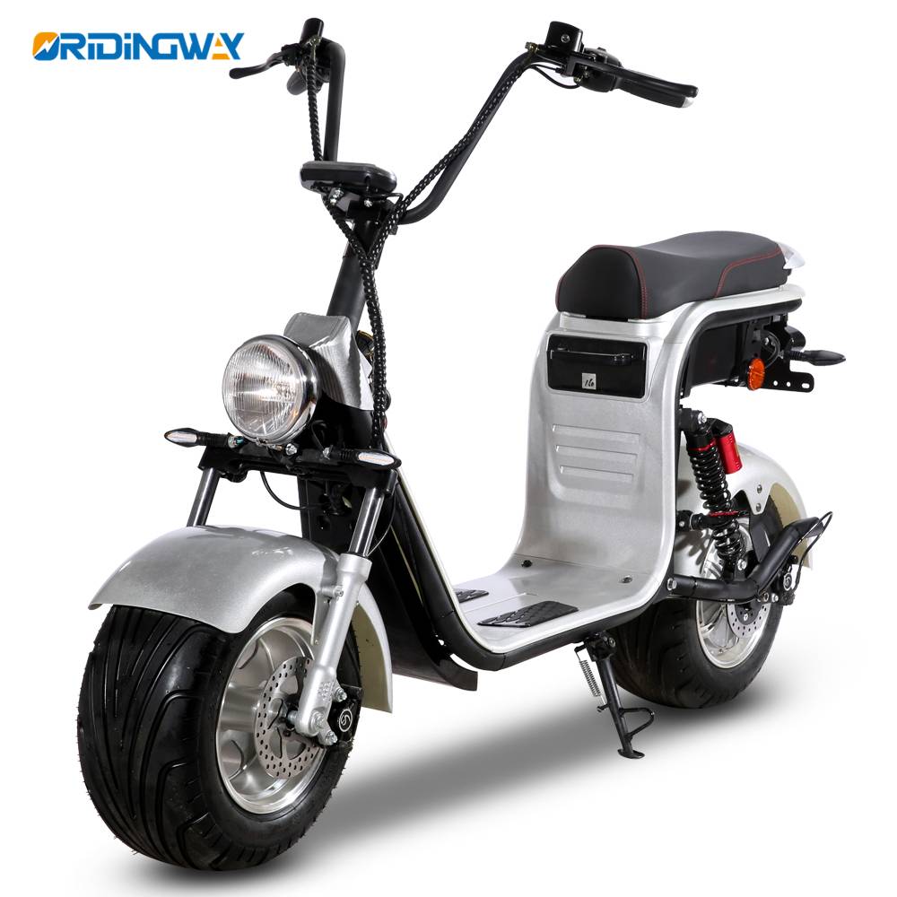 EEC approval big wheel harley e scooter double battery