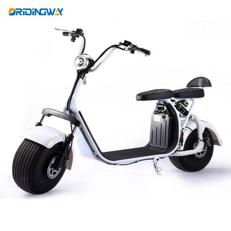 60V 12AH 1000W Electric Harley citycoco scooter with removable battery (5)
