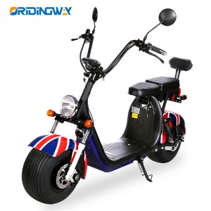 1500W EEC & COC electric citycoco scooter chopper with removable battery long distant