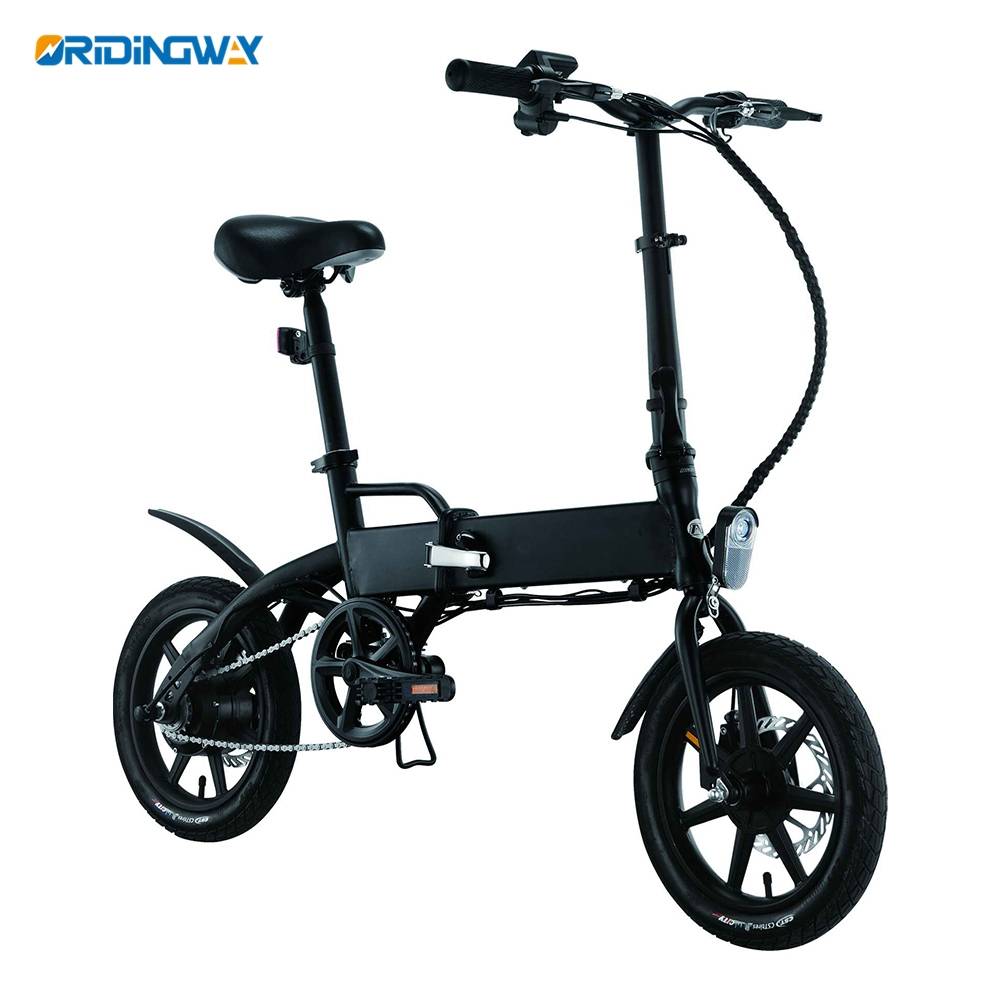 Folding electric smart bike with removable battery