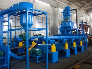 Rubber grinding machine