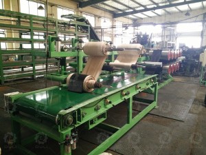 High Quality for Tire Tread Extruding Line - Cushion gum extruding & calendering line – Ouli