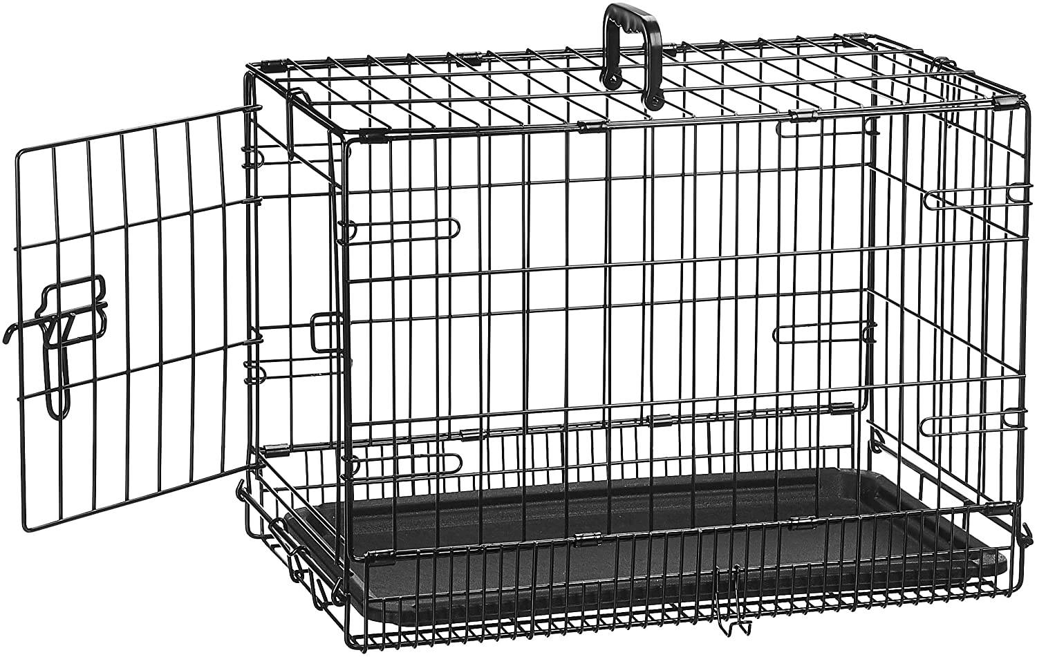 Folding Metal Dog Cage with Tray