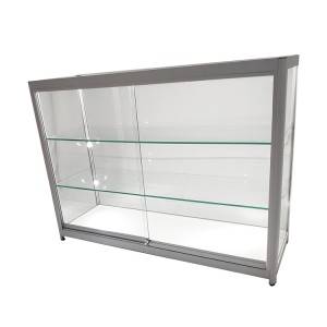 Retail glass display case with 4 led lights  |OYE