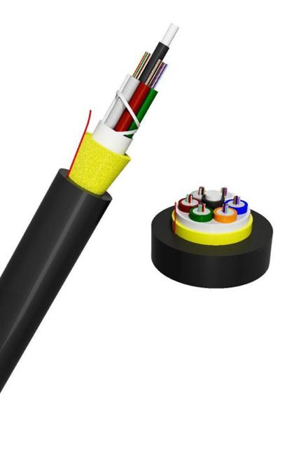 ADSS (изцяло диелектричен самоподдържащ се) кабел