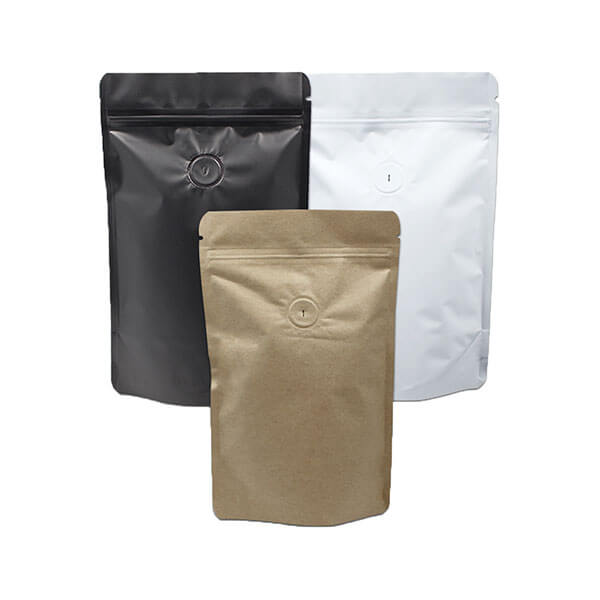 50Pcs-lot-Matte-Black-White-Pure-Aluminum-Foil-Coffee-Bag-Stand-Up-Pouch-With-Valve-Zip (1)