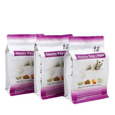 Custom 10kg Flat Bottom Aluminum foil Bag Dog Cat Pet Food Packaging Bag with  zipper pouch
