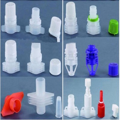 Food grade Customized Printed Leak Proof Clear Plastic Spout Pouch for packaging Medical Sanitizer, ultrasound gel, other liquid