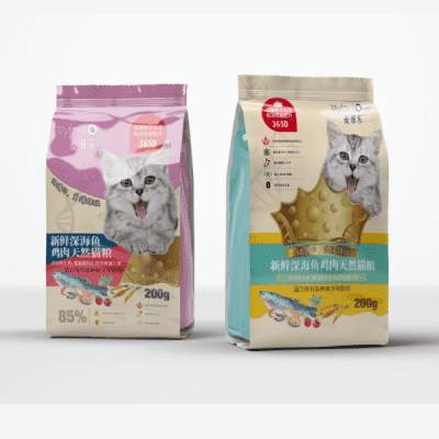 China supplier 10kg Plastic Pet Food Bag Aluminum Quad Dog Food Bag