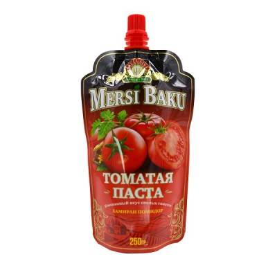 Wholesale Pri Lachin 500gms Spout Sak pake pou Tomat sòs tomat sak