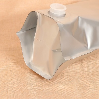 Customised Reusable Aluminum Foil bag in box red wine valve Spouted Bags