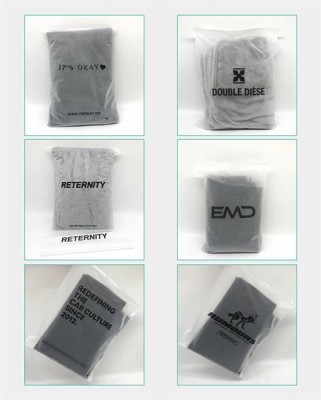 Whole custom zip lock bags ,with logo clothing packaging PE bag printed tshirt plastic poly bag