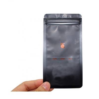 Smell proof electronin products Printing customized heat seal vacuum black aluminum foil plastic packaging bag