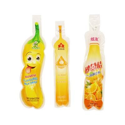 Custom 180ml Juice Mylar Bag 200ml Bottle Shaping Bag Plam Oil Bag for liquid food