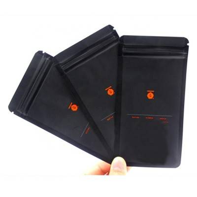 Smell proof electronin products Printing customized heat seal vacuum black aluminum foil plastic packaging bag