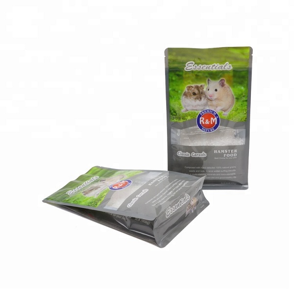 MOQ 1000 Pet Food Side Gusset Bag  Cat Food Plastic Gusset Bags with Print Featured Image