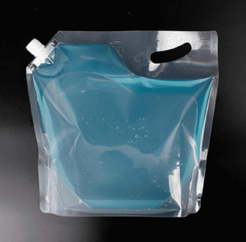 reusable transparent spout pouch