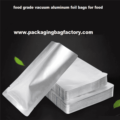 Qese alumini me vakum të shkallës së ushqimit Qese për paketimin e ushqimit për gatim 100 g
