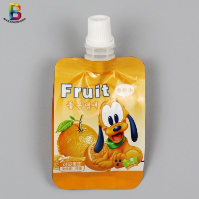 Plastic packaging pouch stand up bags with spout baby food bag doypack