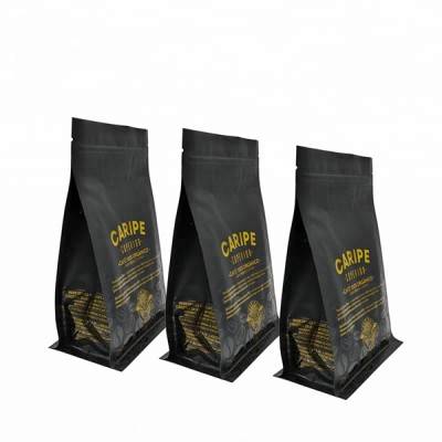 free samples custom printed kraft paper flat square bottom bags chips food packing pouch