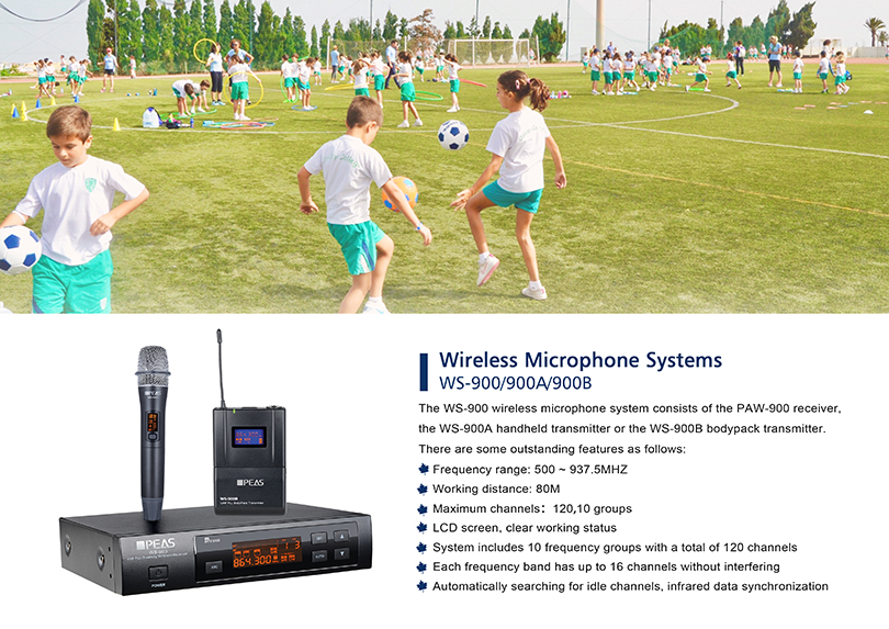 Wireless Microphone System WS-900/900A/900B