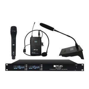 WS-2300 سری 2 کانال سیستم میکروفون بی سیم