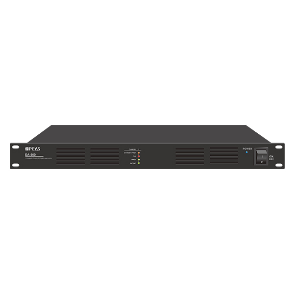 Factory source Lowest Price Line Array - DA500  Single Channels 500W Digital Class-D Amplifier – Q&S