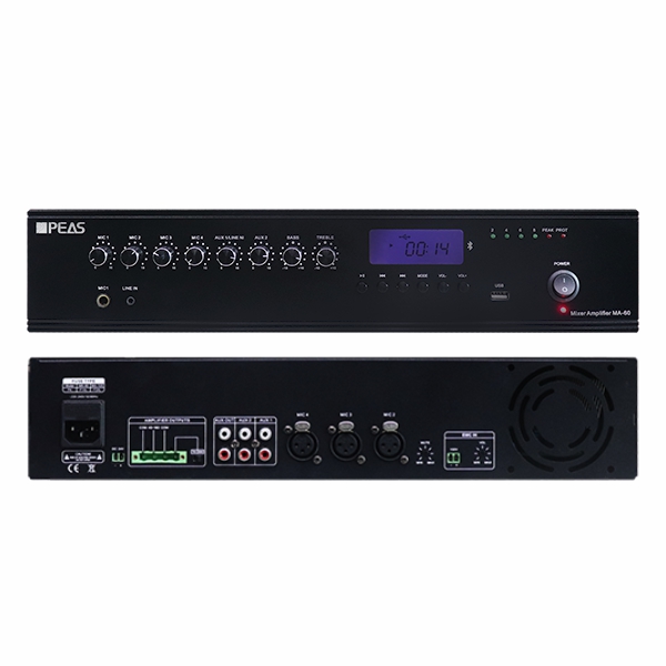 MA-60 60W Mixer Amplifier with 4MIC/2AUX