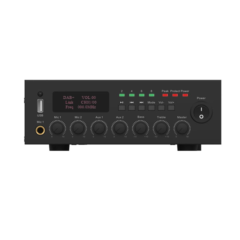 Wholesale Wall Mounted Amplifier - MP-30 30W DAB MINI Digital Mixer Amplifier with BT/USB/Remote control/PC software – Q&S