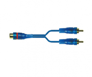 PH7-1017 RCA FEMALE TO 2RCA MALE CABLE