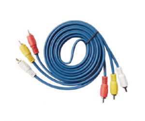 PH7-1051 3RCA TO 3RCA  BLUE CABLE
