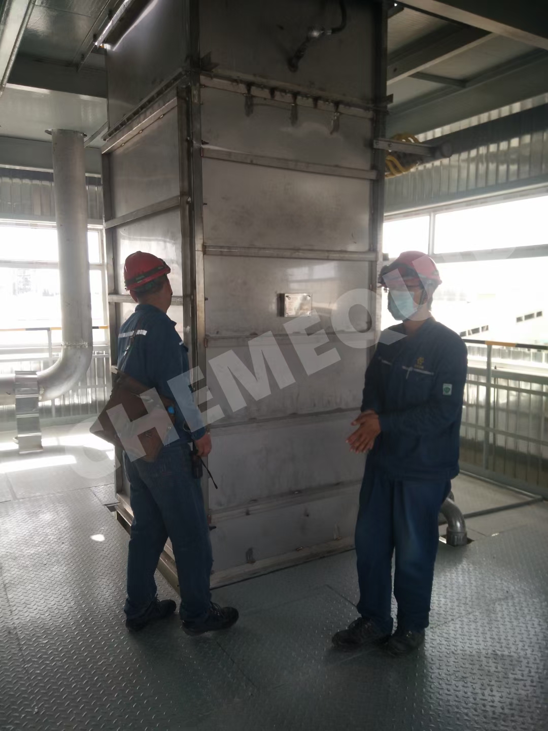 Solid Particles Cooler is Successfully Operation in Client Site