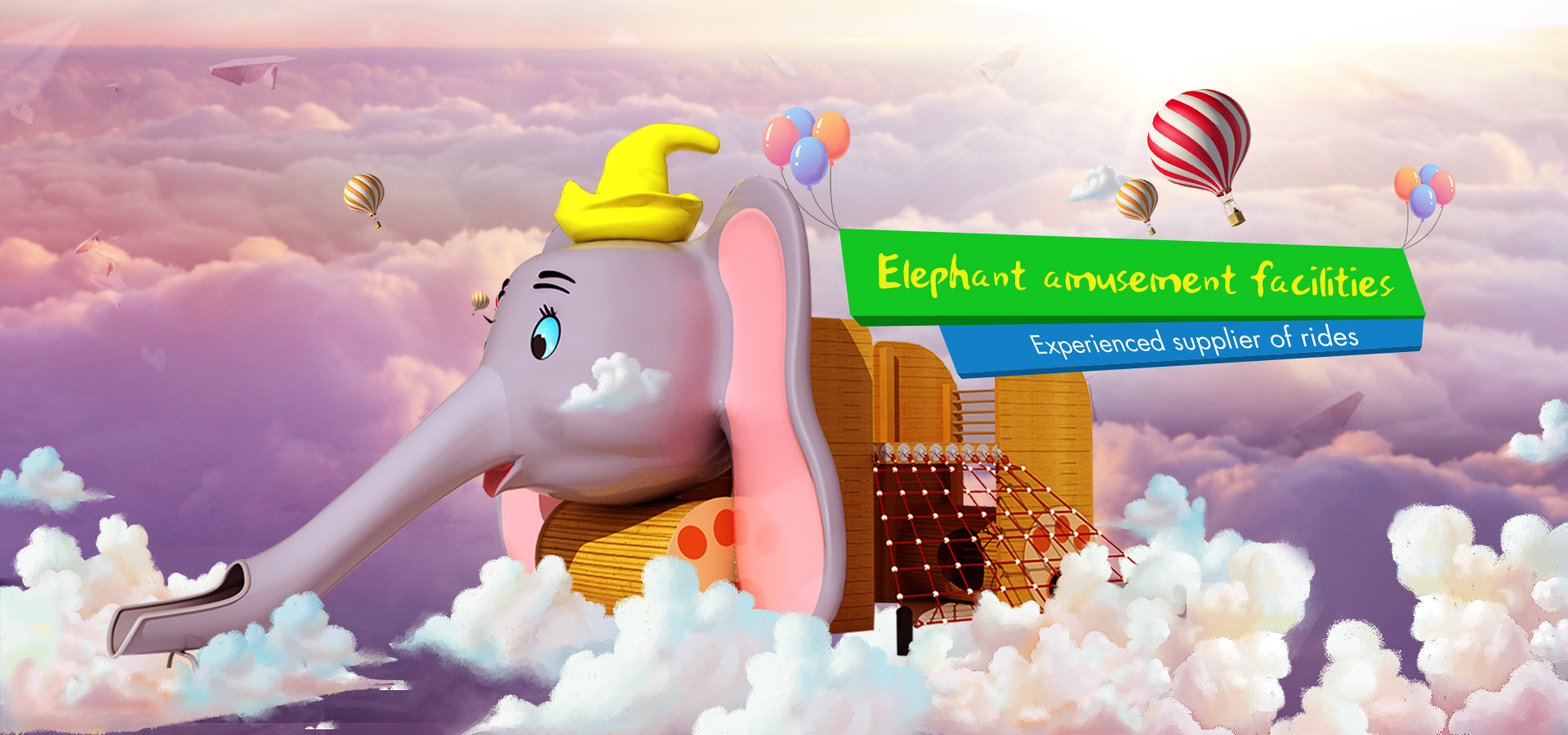 Elephant amusement facilities