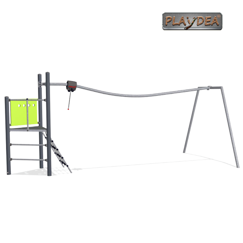 Hot New Products Wood Plastic Composite Playground -
 Sliding cable series 2 – Playidea