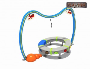 Discount Price Seesaw Design -
 Six-treasure Fortune Whirl with LED lights and Fans – Playidea