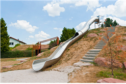 Renewable Design for Indoor Commercial Playground -
 Stainless steel slide 8 – Playidea