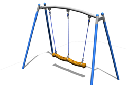 OEM/ODM Manufacturer Wood Playground Outdoor -
 Swing series 8 – Playidea