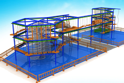 Chinese Professional Amusement Park Indoor Trampoline -
 PI-CU37 – Playidea