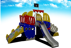 Original Factory Wood Plastic Composite Playground -
 PI-PE22 – Playidea