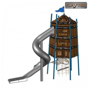 Factory directly Plastic Outdoor Climbing Playground -
 Rope climbing series 7 – Playidea