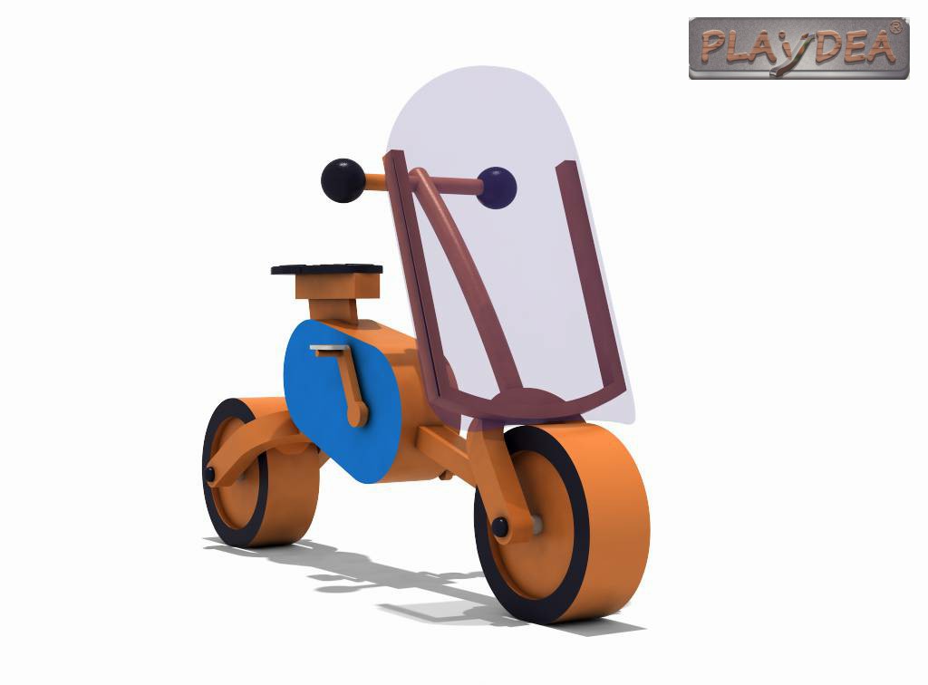 Original Factory Wood Plastic Composite Playground -
 Magneto-powered Harley Bike – Playidea