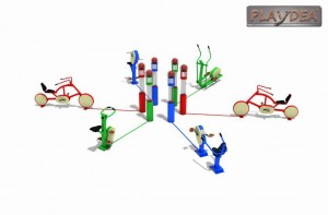 2019 New Style Indoor Playground Equipment -
 Magneto-powered Water Tanks – Playidea