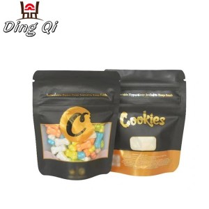 Child proof stand up pouch cookies smell proof packaging bags