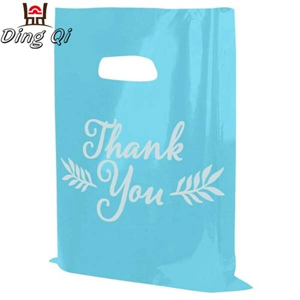 Customized high quality plastic shopping bag for clothes