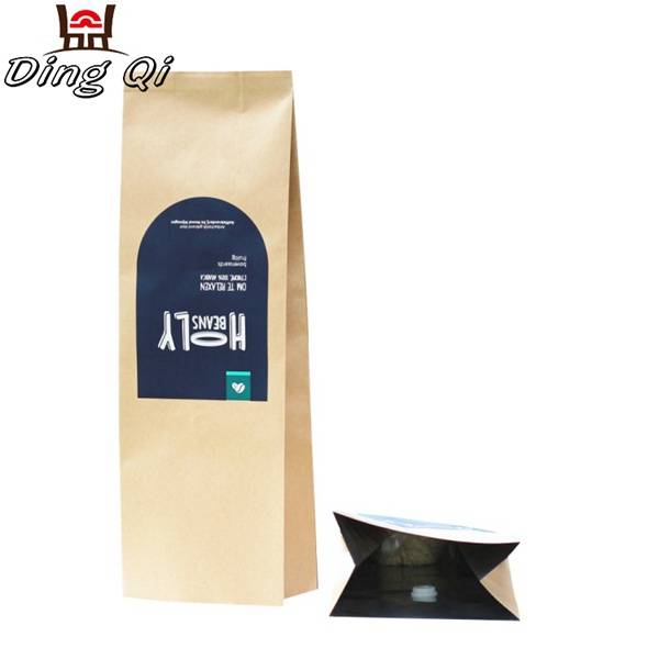 Custom Side gusset coffee bags 0.25lb 0.5lb 1lb 2lb 5lb